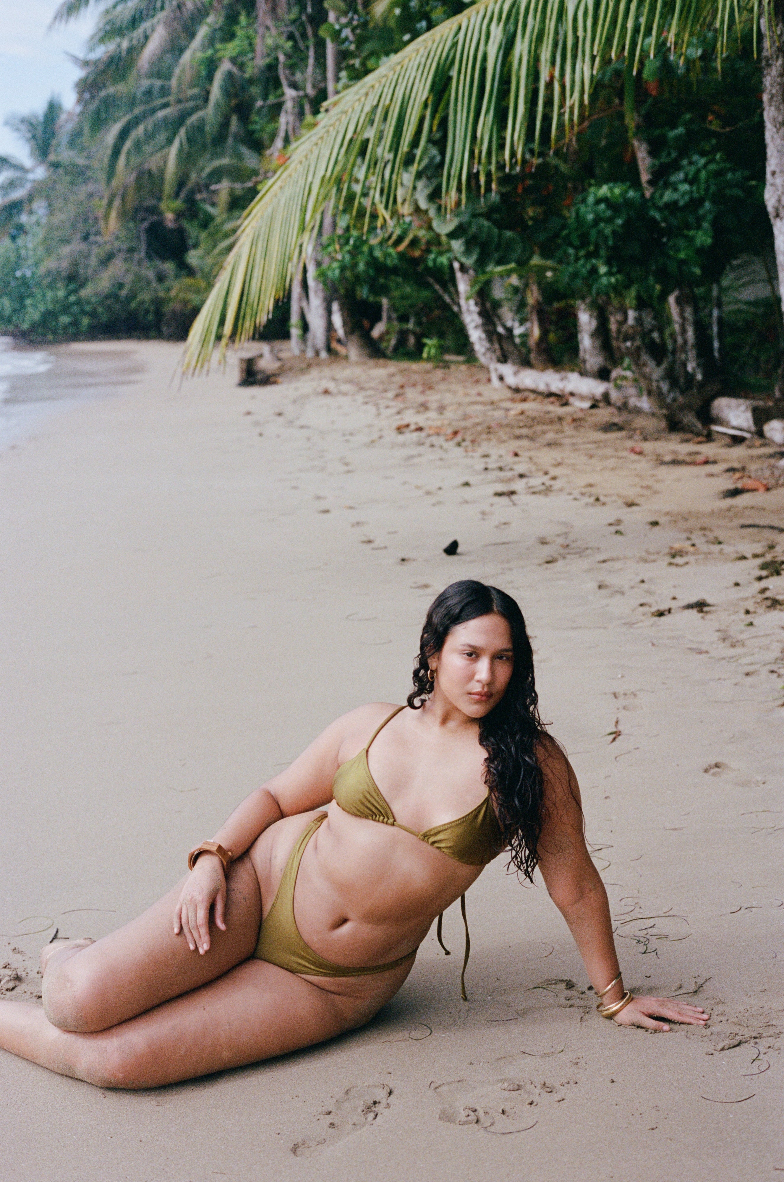 Loleia Swim - A Side of Olives - Shoulder Top