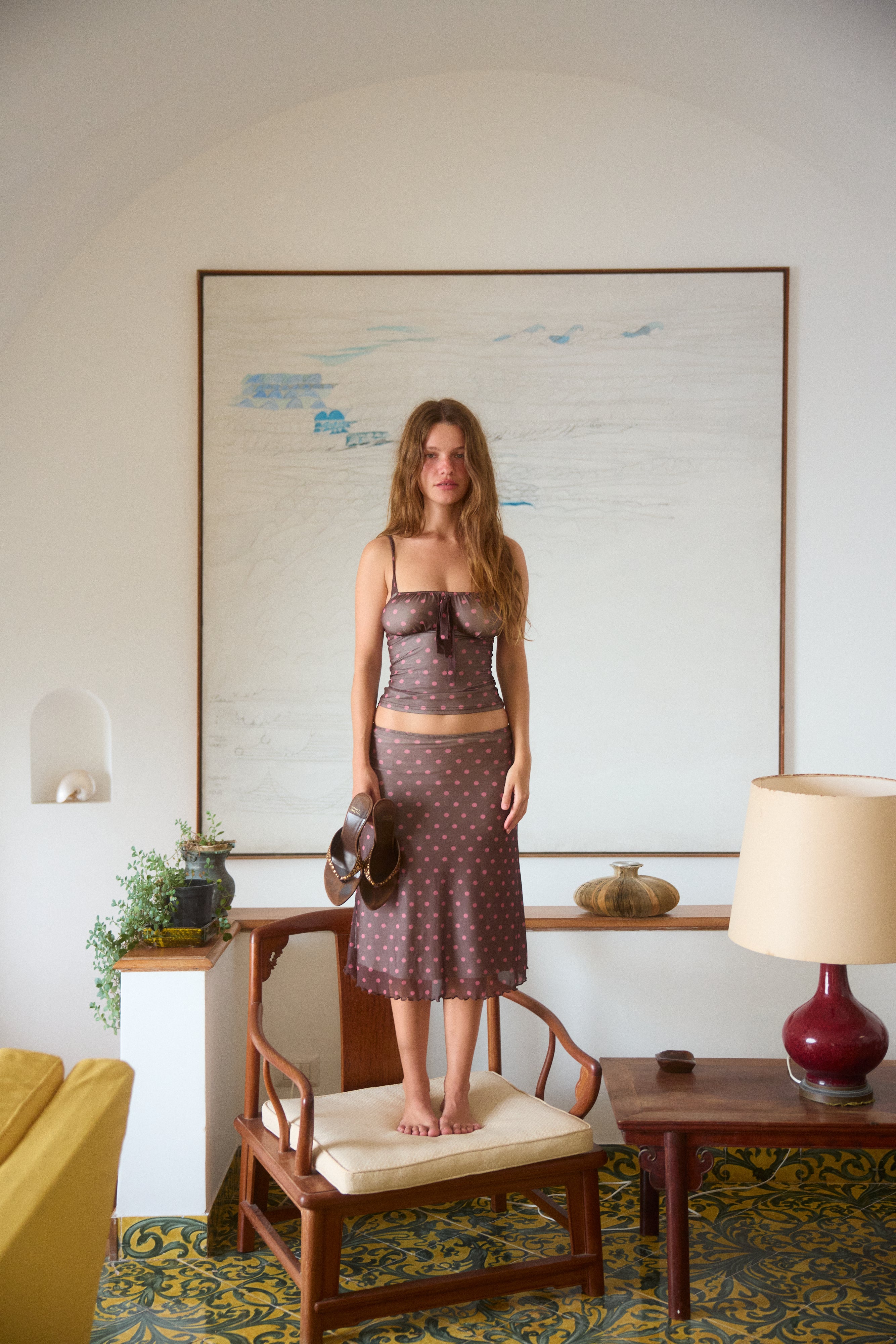 Loleia Swim - Mon Amour - Midi Skirt