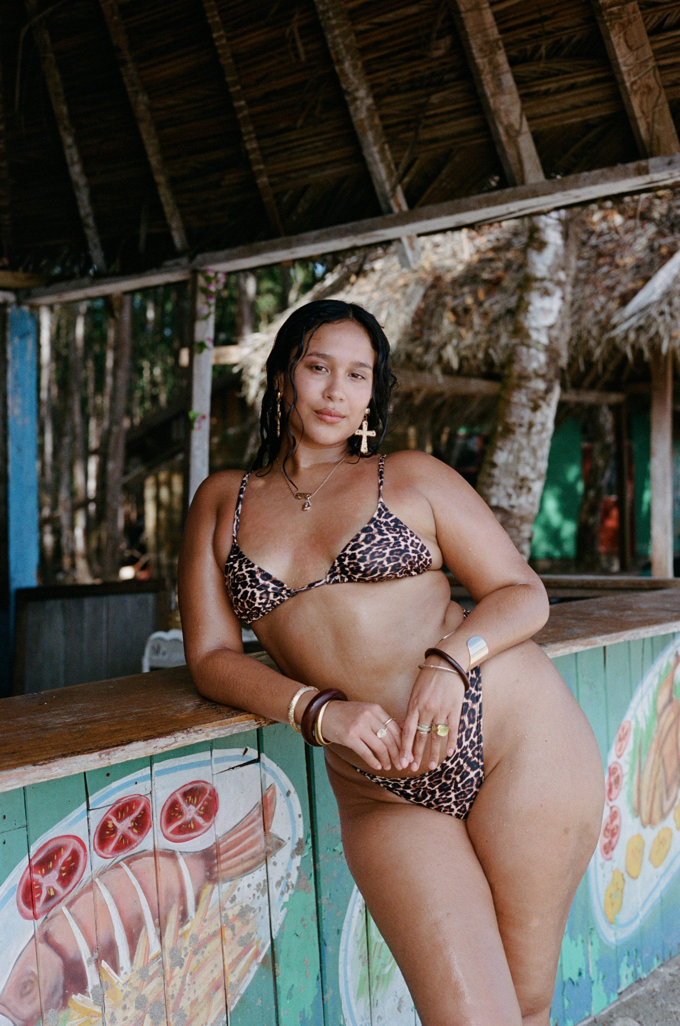 Loleia Swim - Leopardo - Shoulder Top