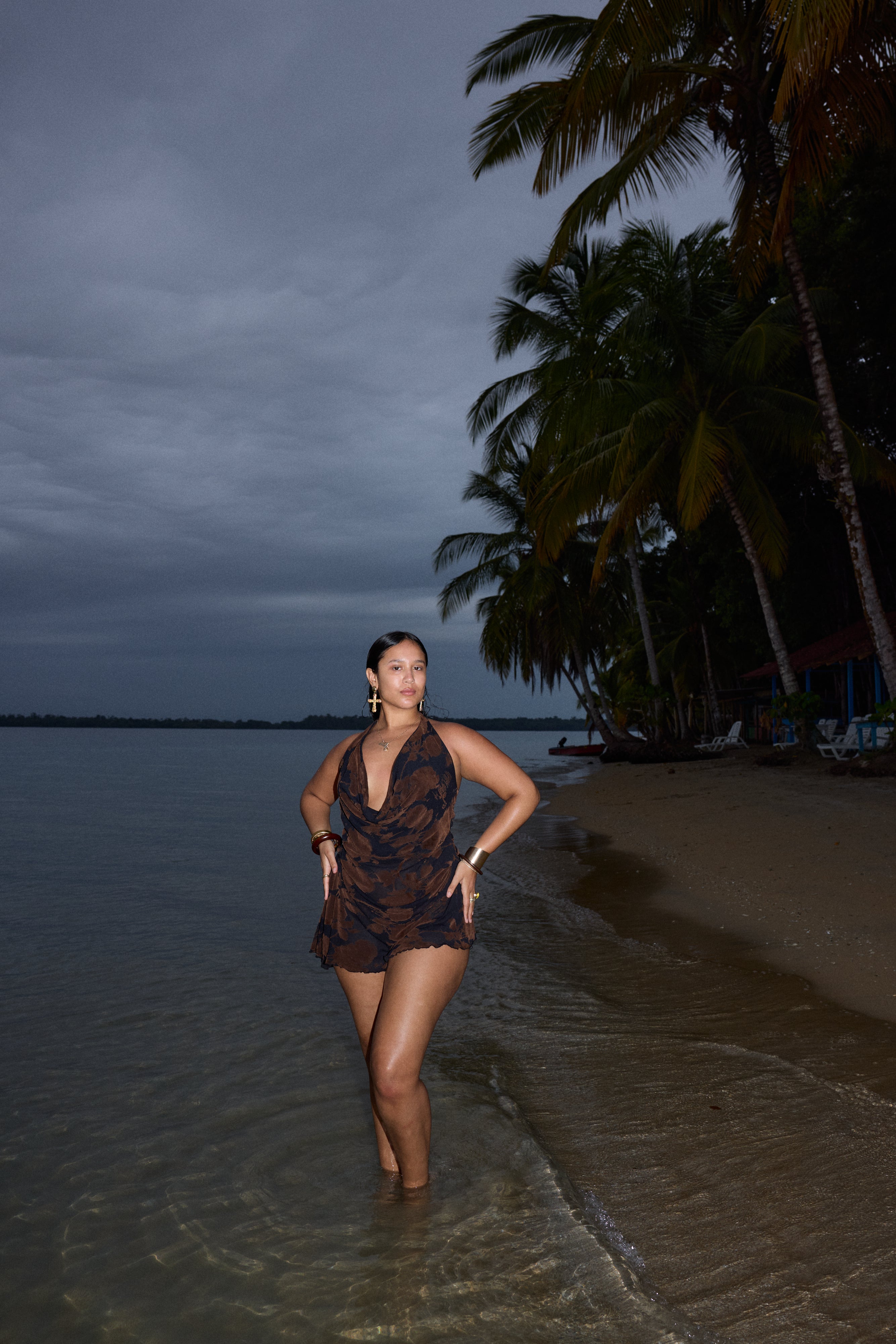 Loleia Swim - Bambina - Cowl Mini Dress
