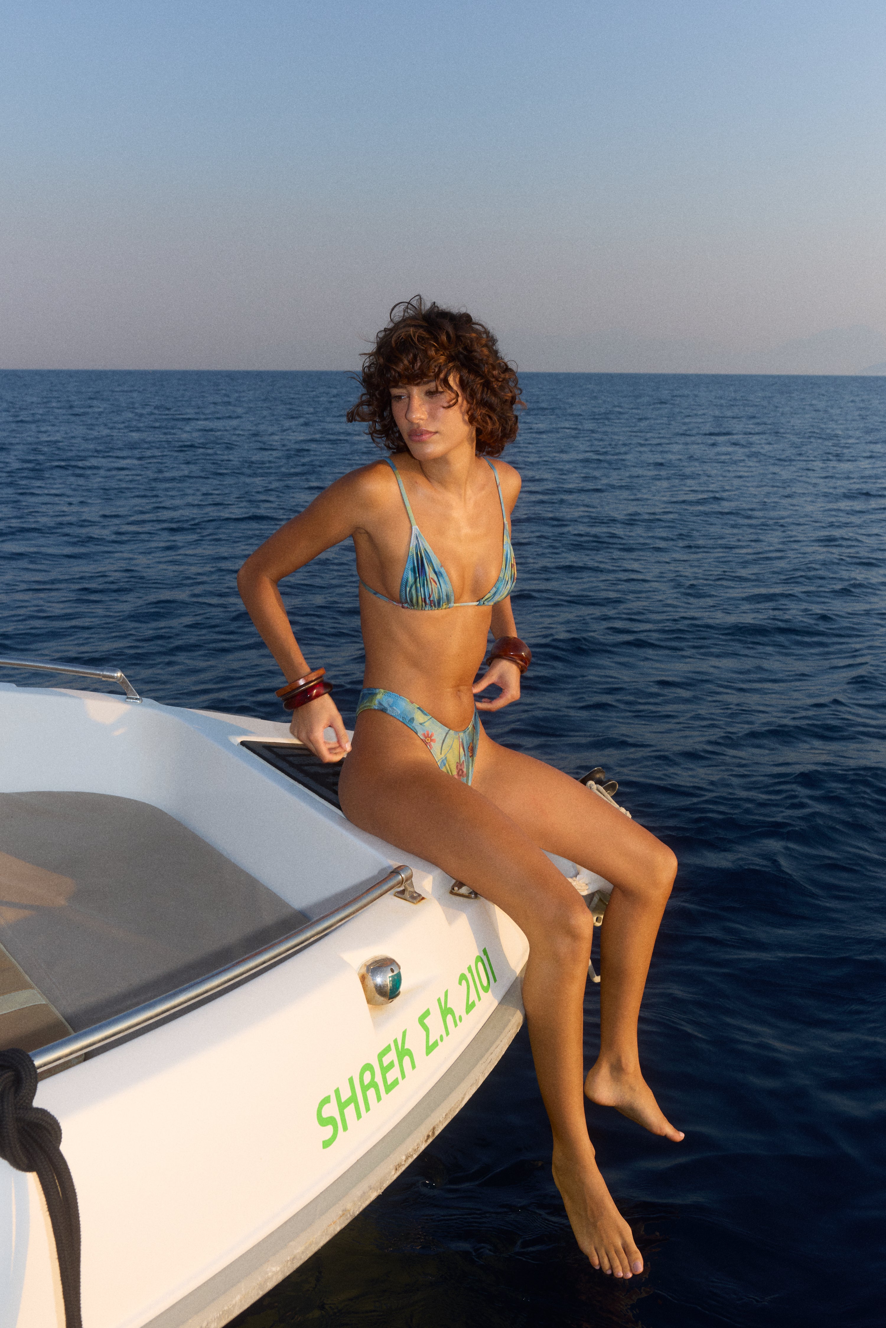 Loleia Swim - Colours of Kassiopi  - Shoulder Top
