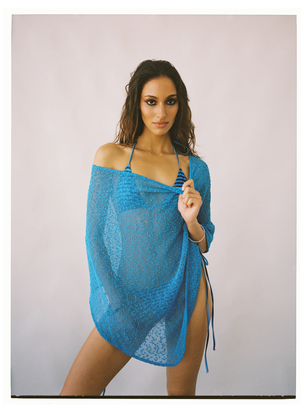 Aletheia Shawl  - Blue PRE ORDER