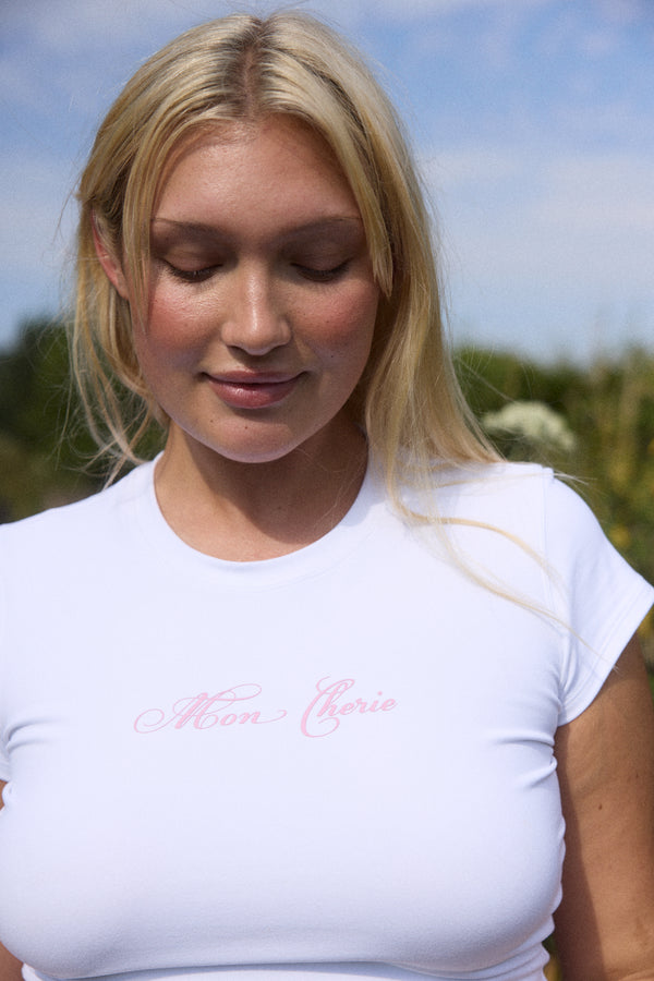 Baby Baby Tee White - Mon Cherie
