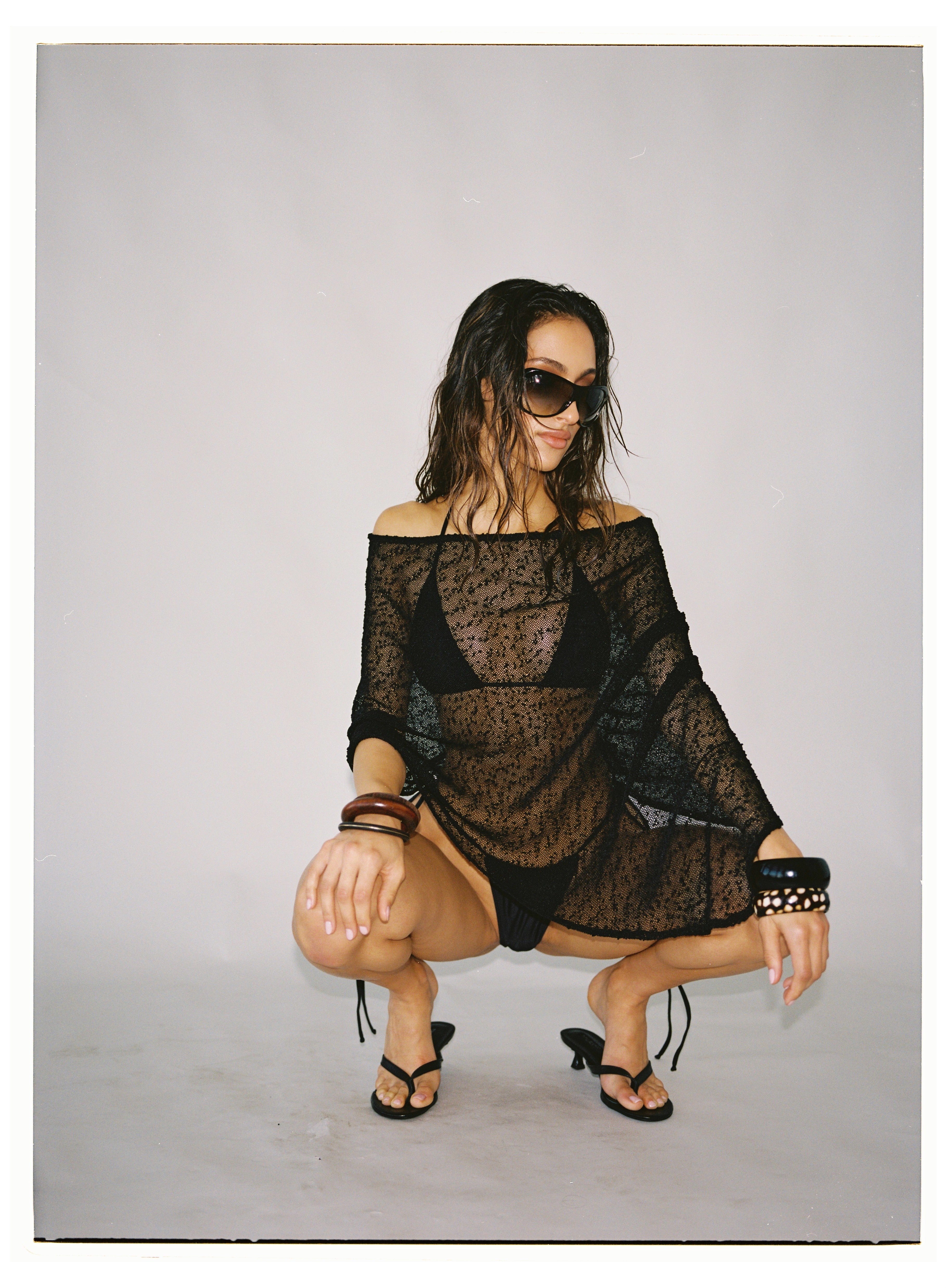 Loleia Swim - Aletheia Shawl - Black PRE ORDER