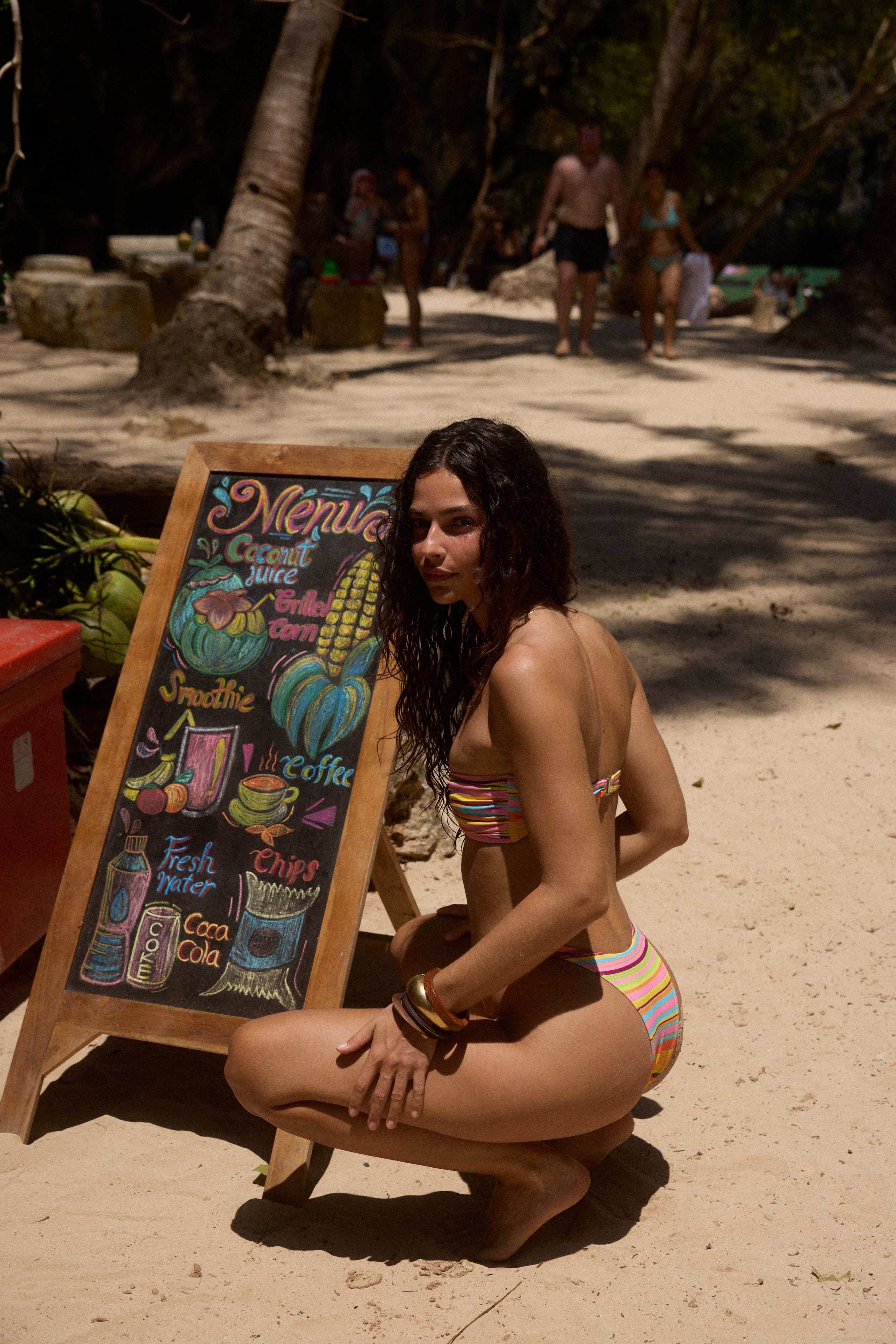 Loleia Swim - Papaya Salad - 90s Bottoms