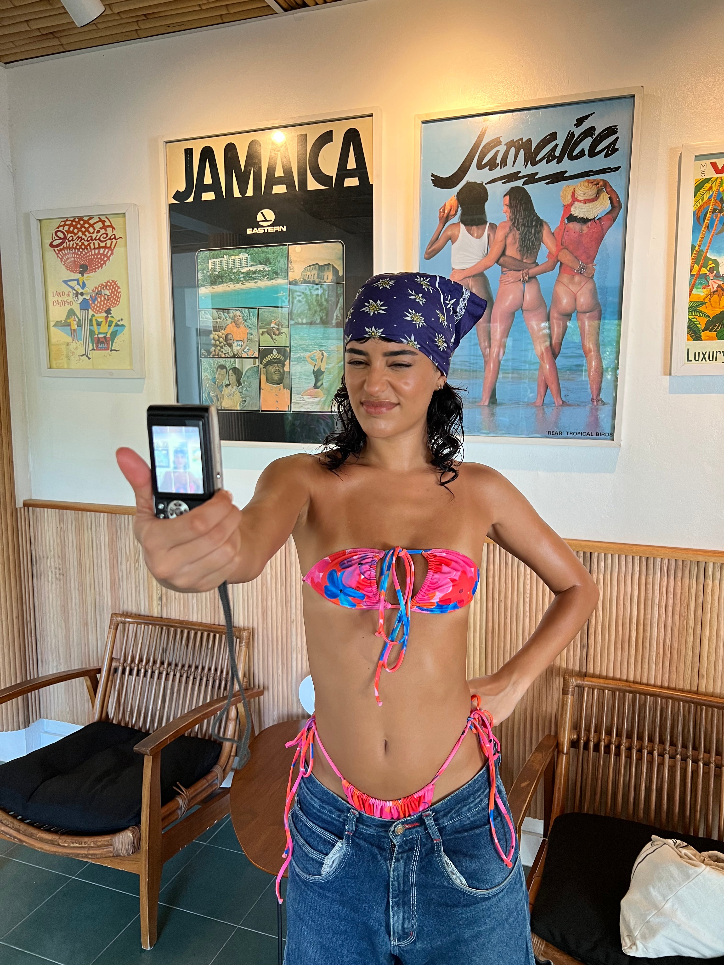 Loleia Swim - Colours of Montego Bay - String Top