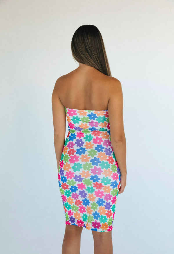 The Baby Midi Dress - Paint Me A Flower